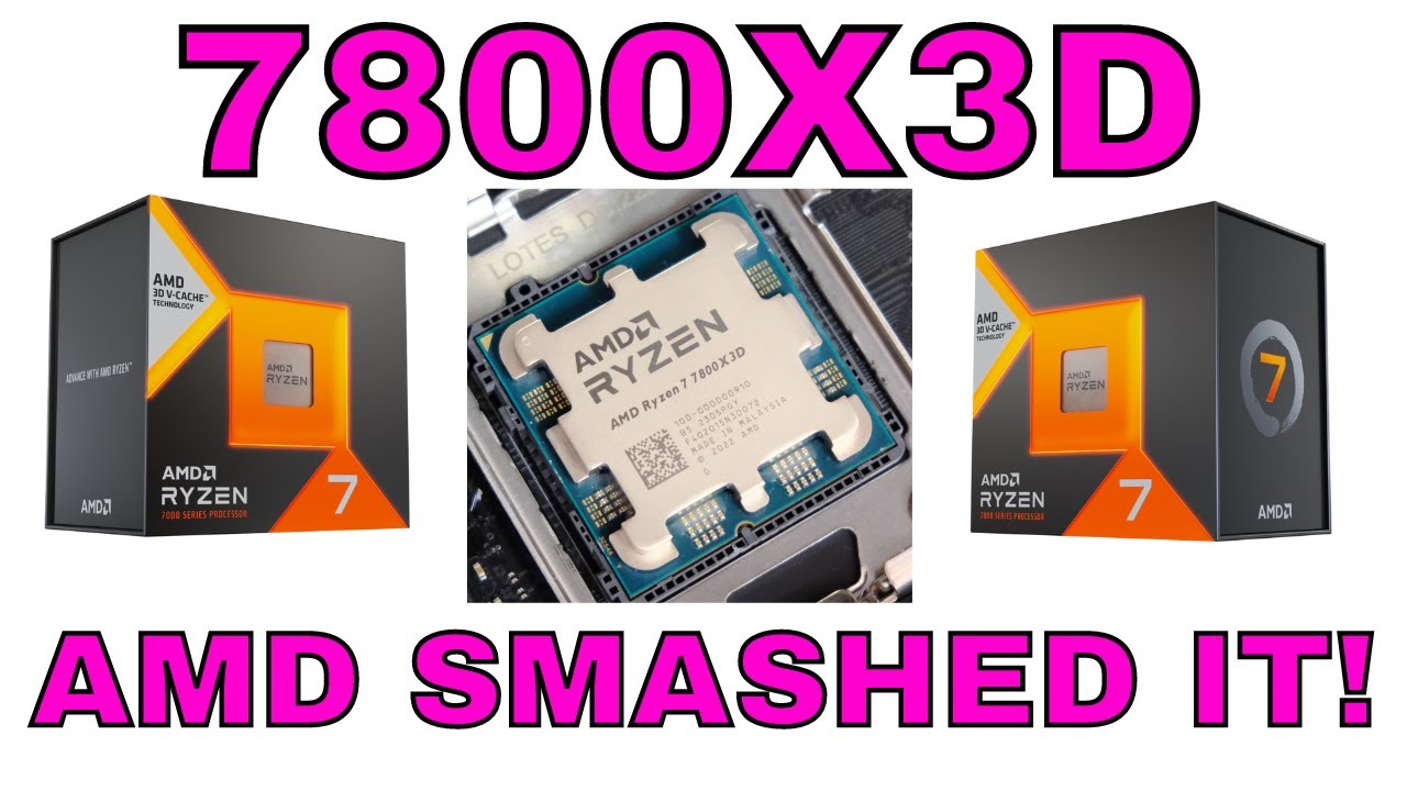 Test : AMD Ryzen 7 7800X3D, le nouveau roi du gaming ?