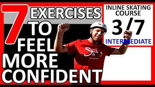 7 TRICKS on inline skates (#3/7 COURSE) IMPROVE YOUR SKILLS on rollerblades | how to rollerblade
