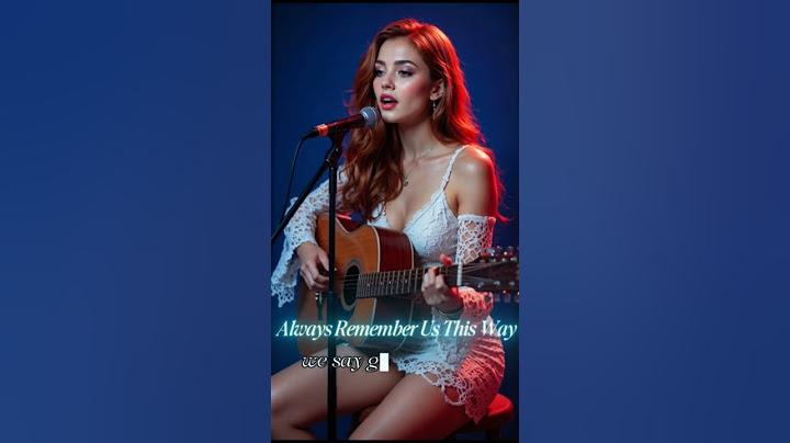 “Always Remember Us This Way 🎸 Emotional Acoustic Cover” #music #guitar #ai