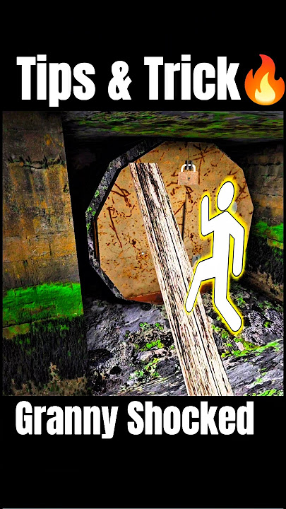 Sewer Escape Trick🗿🔥#granny #grannyglitches #grannygame #granny1