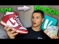 Passer de 50  5000 grce au resell de sneakers  ep1