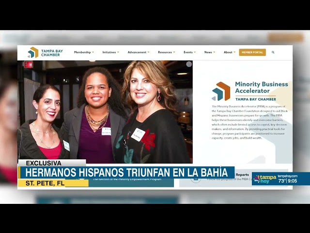 Hermanos y emprendedores colombianos triunfan en la Bahía de Tampa