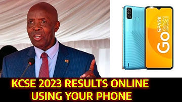 how to check kcse results online 2023 using phone