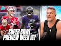 Are We Getting A Super Bowl Preview With This Ravens vs 49ers Game?! | Pat McAfee Reacts