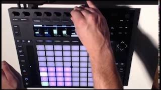 Making beat with Ableton Push 2 (in latvian, ENG subs)