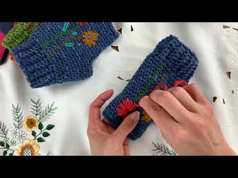 Video: How To Embroider Knitwear