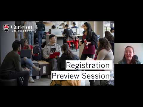 Carleton University Registration Preview Session