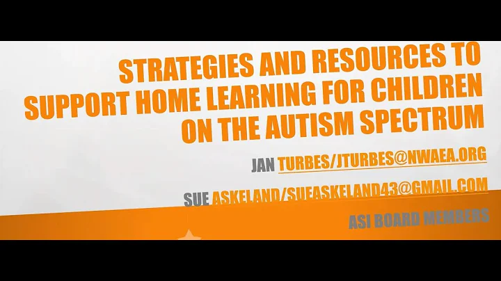 Strategies and Resources to Support Learning at Ho...