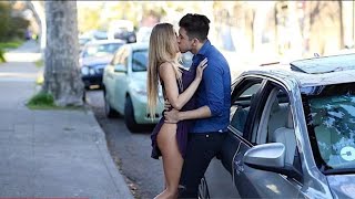 Kissing prank - Uber Edition | RK prank media