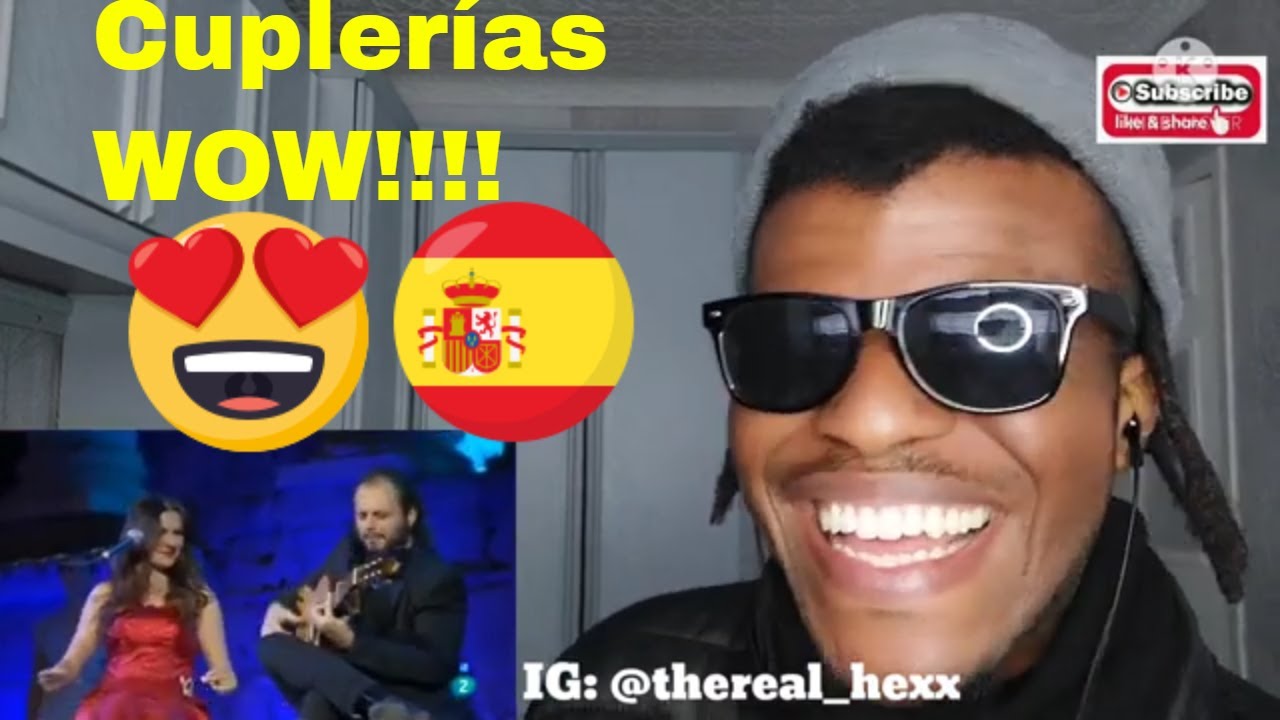 AFRICAN KID FIRST TIME REACTION TO Diana Navarro - Cuplerías (Gala de los Premios Ceres 2012)