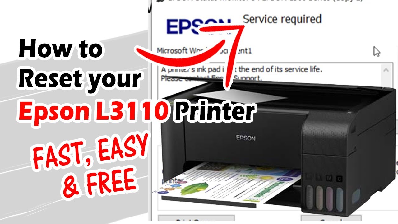 epson maintenance reset