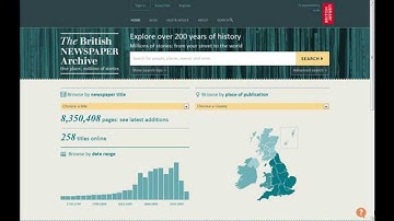 How to find newspapers from your county at The British Newspaper Archive