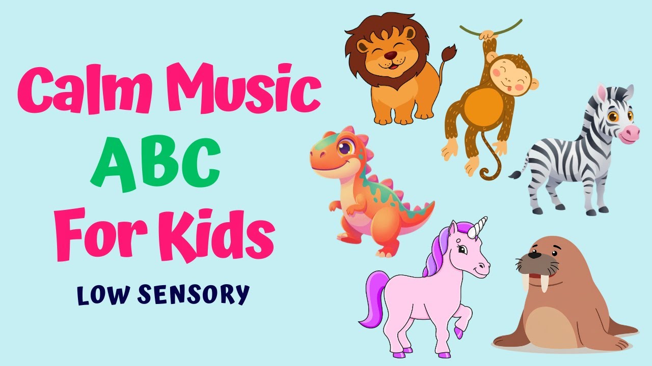 Calm Low Sensory and Low Stimulation Alphabet ABC Bedtime for Kids ...