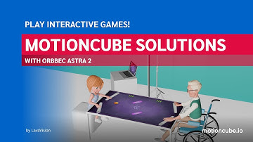 Showroom animation - Motioncube and Orbbec Astra 2