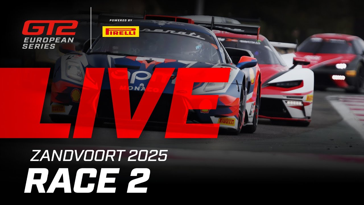 LIVE | Race 2 | Zandvoort | 2025 GT2 Europe