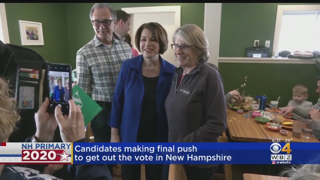 Presidential Candidates Makes Final Push For New Hampshire Votes - YouTube