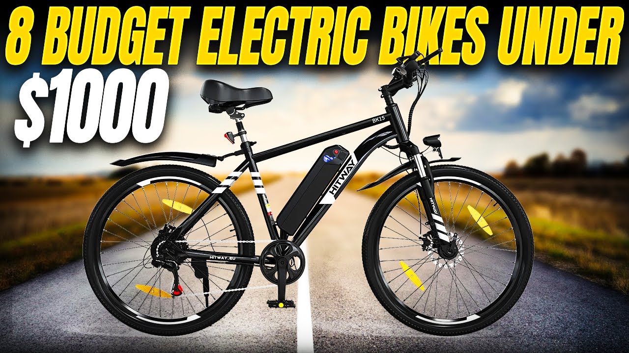 Top 8 Budget Electric Bikes On Amazon Under $1000 For Smart Commuting (2026)