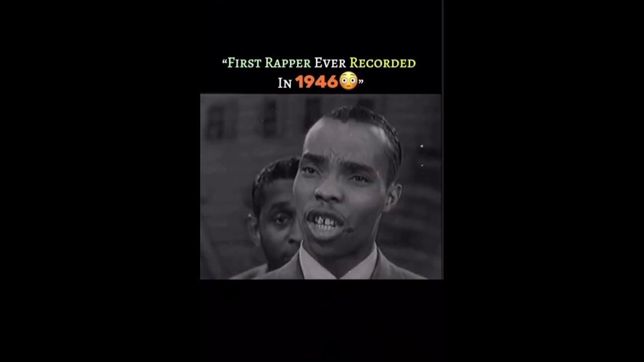 First rapper ever recorded in 1946😱 #shorts #fypシ゚viral #history