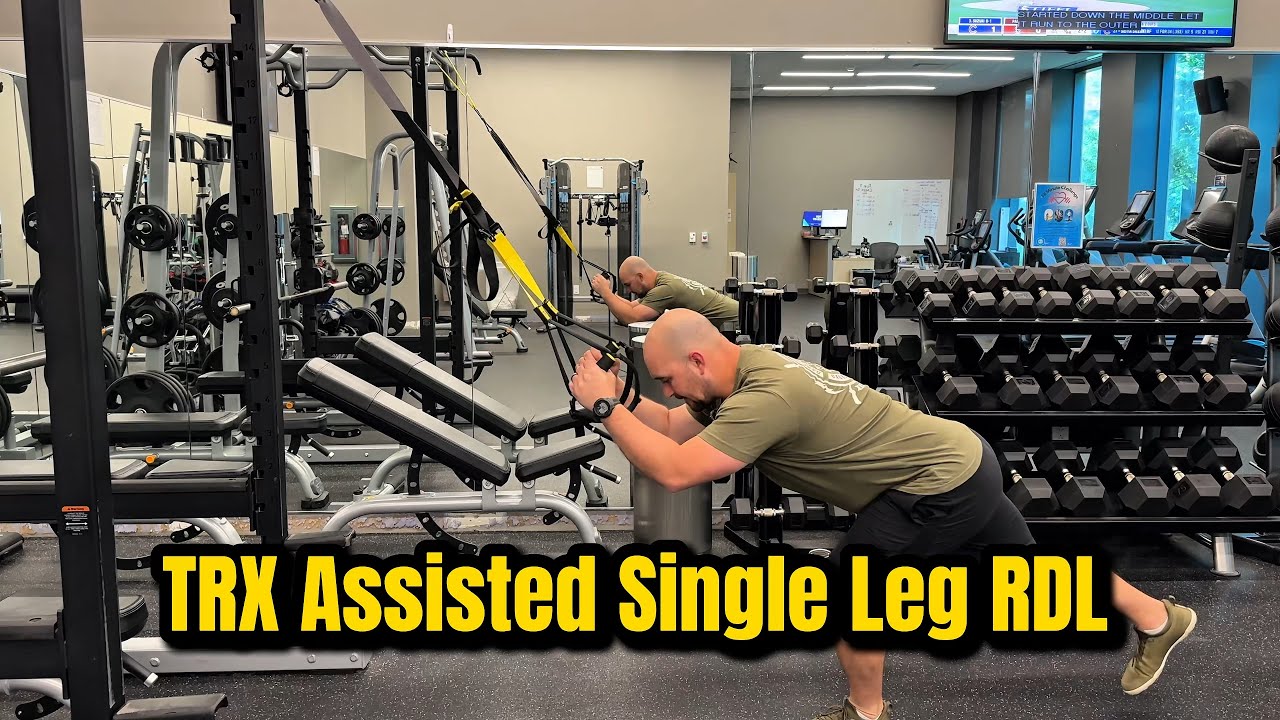 TRX Assisted Single Leg RDL - YouTube