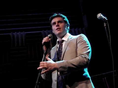 Jonathan Groff singing "Larger Than Life"