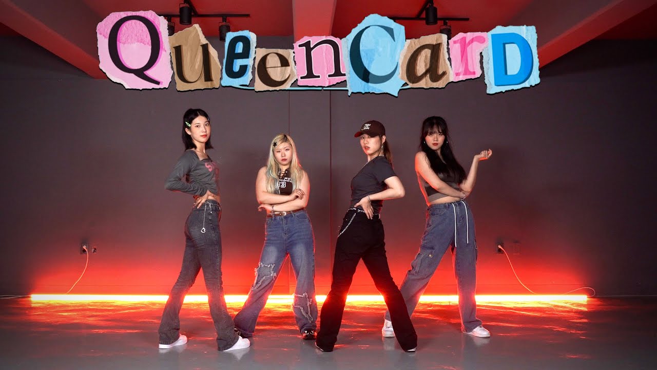 [MIRRORED] (여자)아이들 - 퀸카(Queencard) 4인 버전 | 퀸카 안무 거울모드 커버댄스 | (G)I-DLE 4 members DANCE COVER