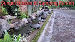 Membuat Sungai di Samping Rumah