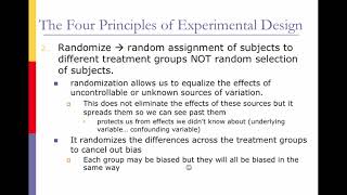 Chapter 13 - single factor comparitive experiment