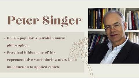 Ethics 1 Biomedical Ethics: Chapter 7 "Taking Life: Humans" by Peter Singer