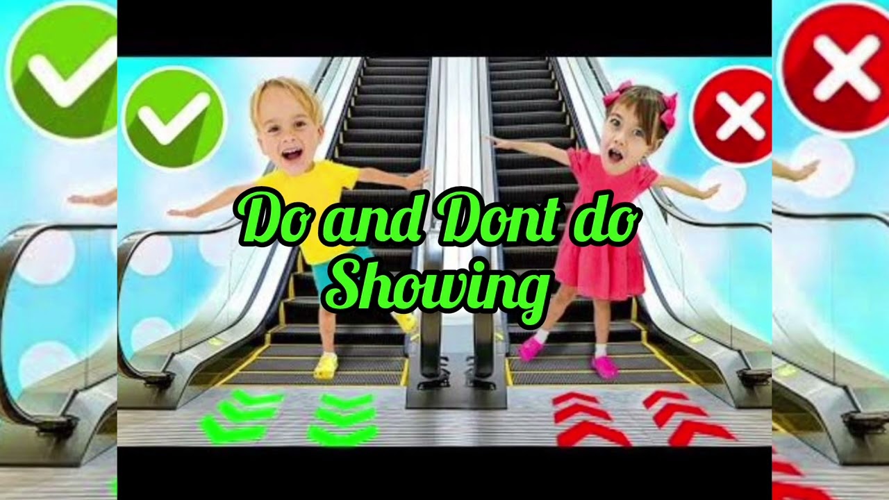 Escalator safety measures. Safet is primary important.  എസ്‌കലേറ്റർ സുരക്ഷാ നടപടികൾ