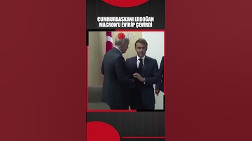 Cumhurbaşkanı Erdoğan Macron