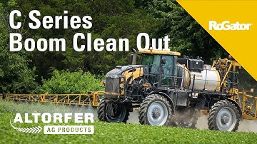 RoGator Boom Clean Out