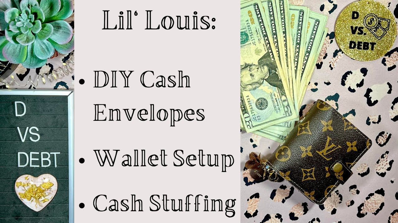 Lil' Louis wallet: DIY cash envelopes, setup, & cash stuffing 🤑 