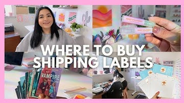 how I ship ETSY orders and print shipping labels with Pirate Ship | small business vlog
