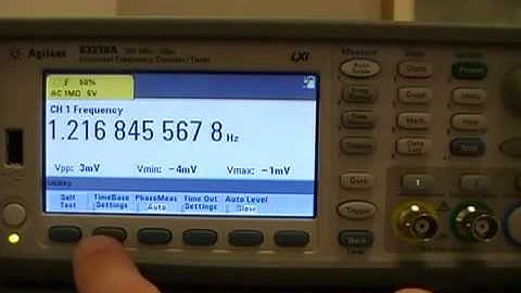 Using an External Time Base with the Keysight 53200A Series Counters