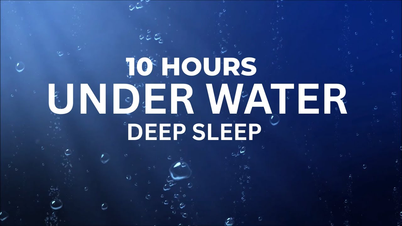 Deep Sea Underwater Sounds | Calm Ocean Ambience | Black Screen | Deep Sleep | 10 Hours