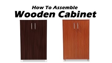 How To Assemble Wooden Cabinet I Assembling Video I MONTAGE I DMS Design