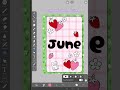 Colour in the 2nd potential June theme with me!!💗🌷
