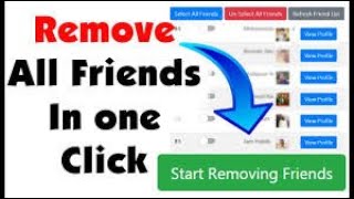 HOW TO UNFRIEND ALL FACEBOOK FRIENDS IN ONE CLICK || DELETE OR REMOVE ALL FACEBOOK FRIENDS in [2021]