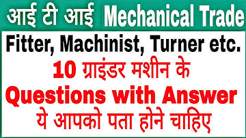 Grinding Machine top 10 important Questions