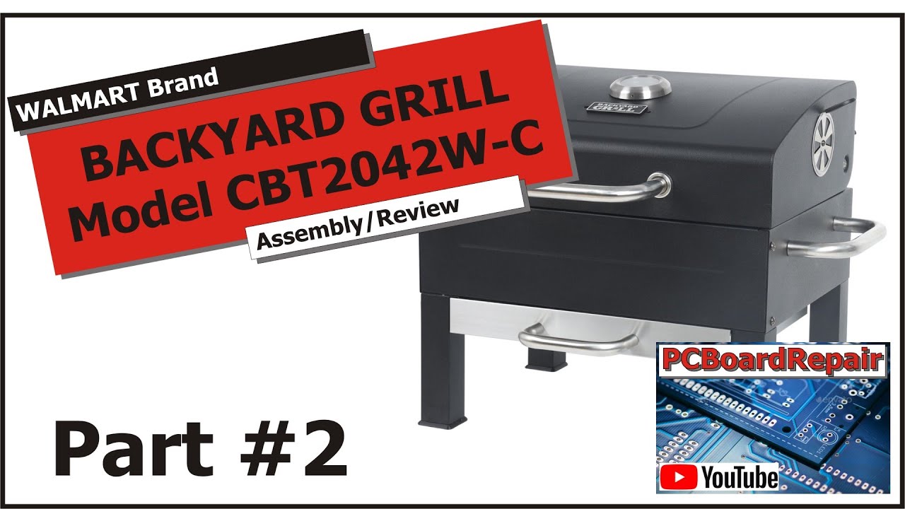 Backyard Grill Premium Portable Charcoal Grill Part 2 Youtube