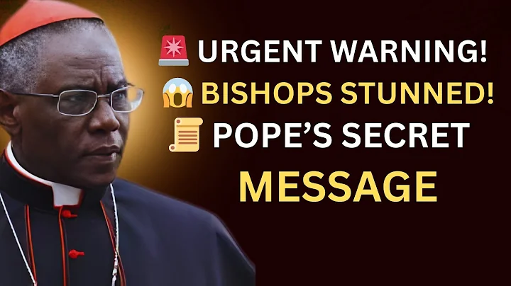 Bishops Stunned! Cardinal Sarah Breaks Silence on the Pope’s Emergency Announcement