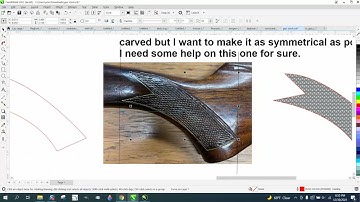 Corel Draw Tips & Tricks 3D pattern on a gun stock Part 1
