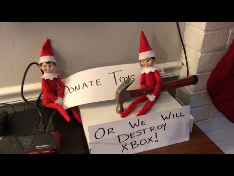 elf-on-the-shelf-making-kid's-choose-between-xbox-or-donating-christmas-presents-[-original-]