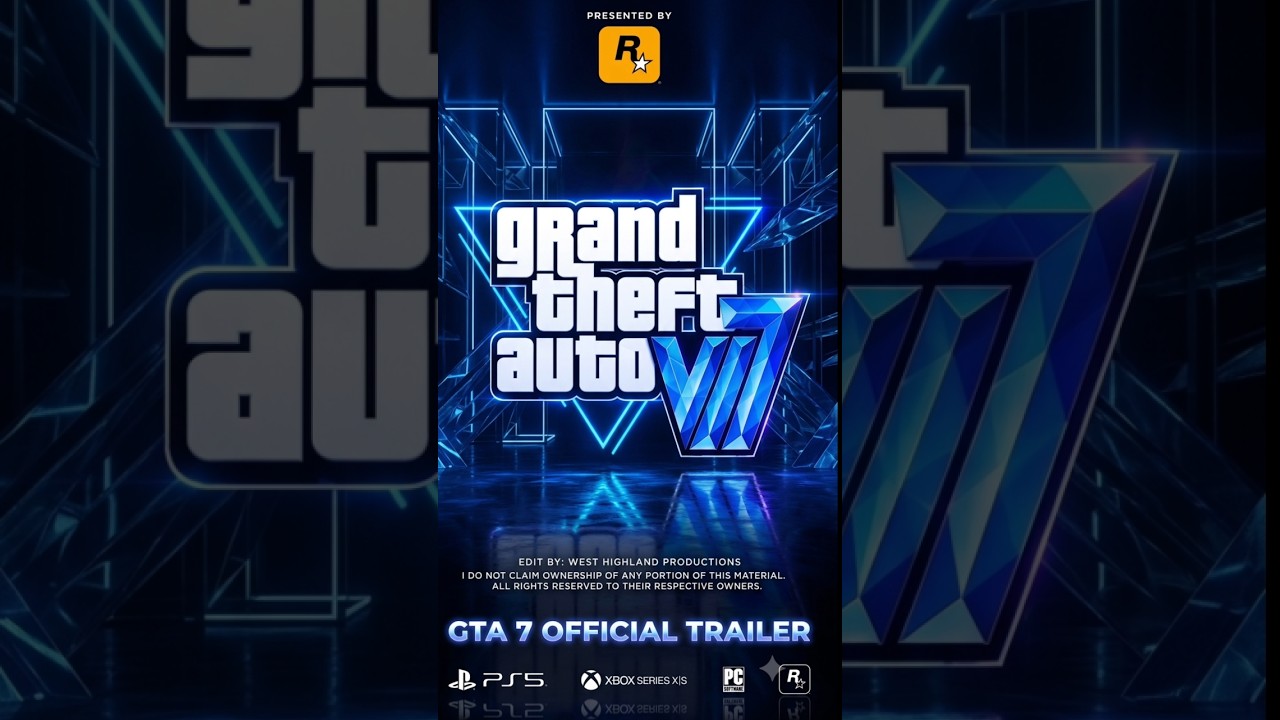 GTA 7 Official Trailer | Rockstar game presents 🫣 #foryou