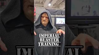 The Emperor Takes An Imperial Blaster Training Course