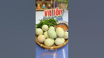 Vịt lộn luộc nước mía #food #tuyenanngon #monan #nauan #monngon #cooking #amthuc #anvat