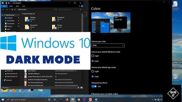 windows10 Personalization Colors | windows 10 Dark Mode