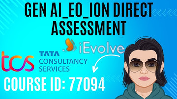 77094 course answers tcs| tcs 77094|Generative AI E0 iON Direct Assessment
