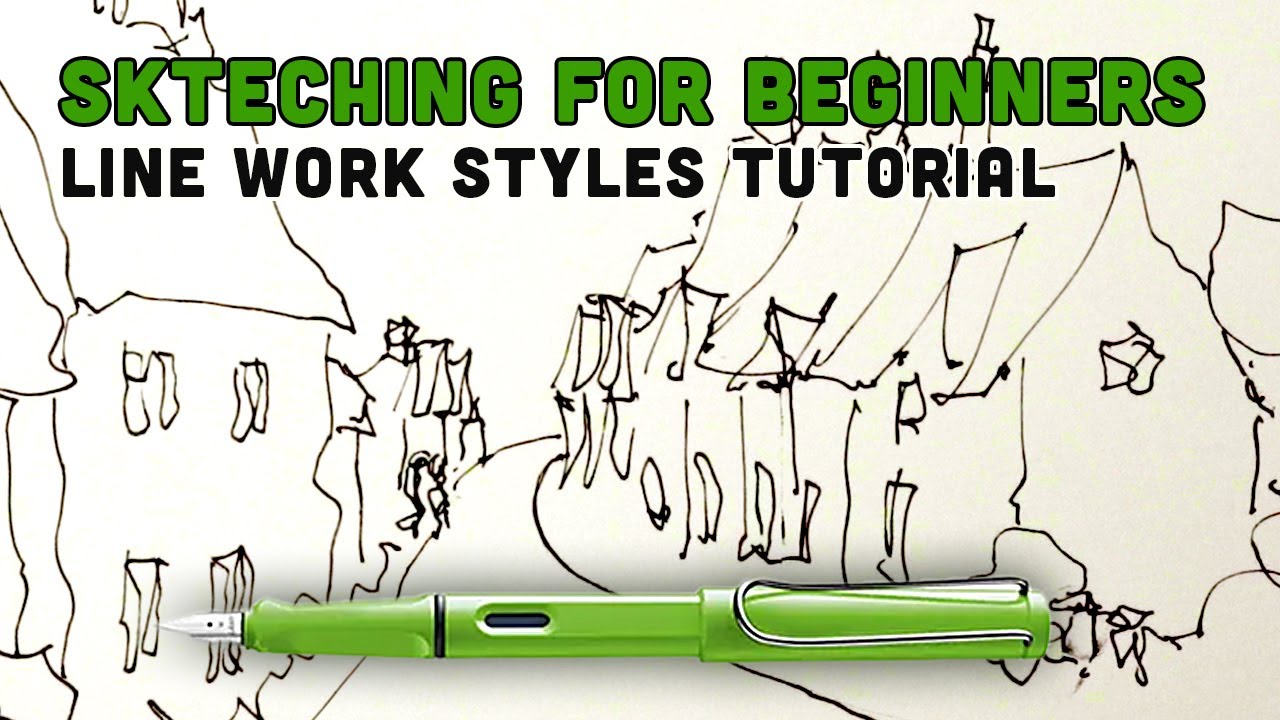 Learn Line Work | URBAN SKETCHING | Full Tutorial | Sketchy Brett