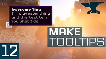 Minecraft Modding 1.18.1 with Forge | CUSTOM TOOLTIPS
